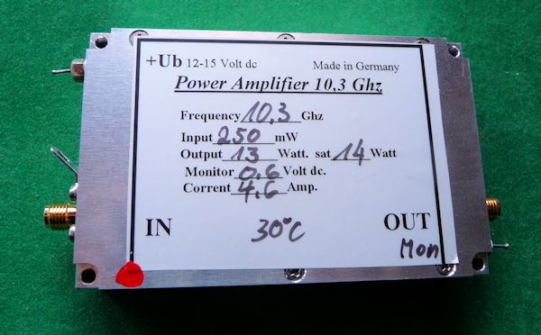 10 GHz Linear 13 watt out